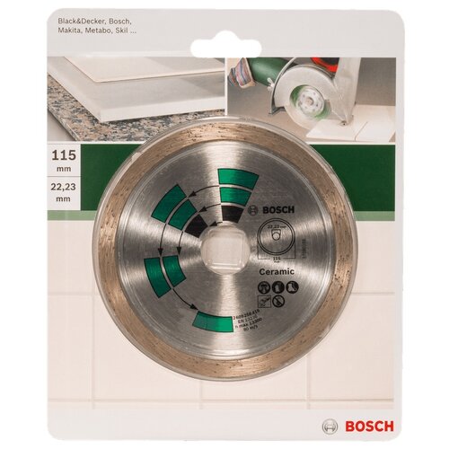 Алмазный отрезной круг по керамической плитке 115 мм DIY (арт. 2609256416)Bosch
