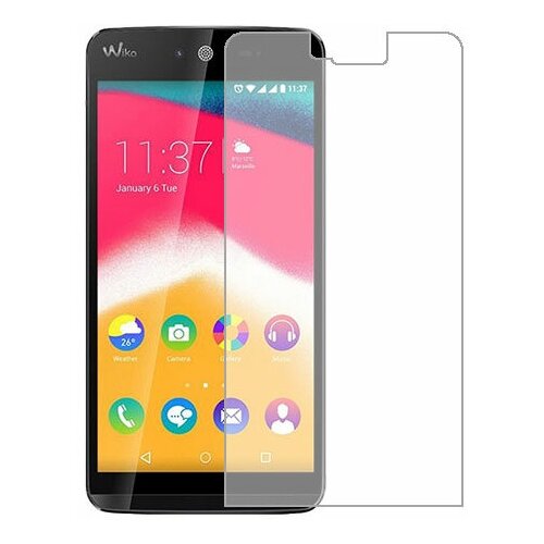 Wiko Rainbow Jam 4G защитный экран Гидрогель Прозрачный (Силикон) 1 штука