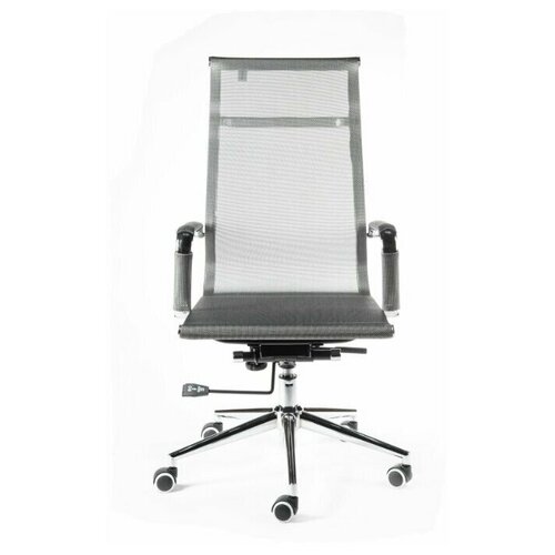фото Компьютерное кресло norden хельмут(grey) сталь + хром / серебристая сетка norden chairs