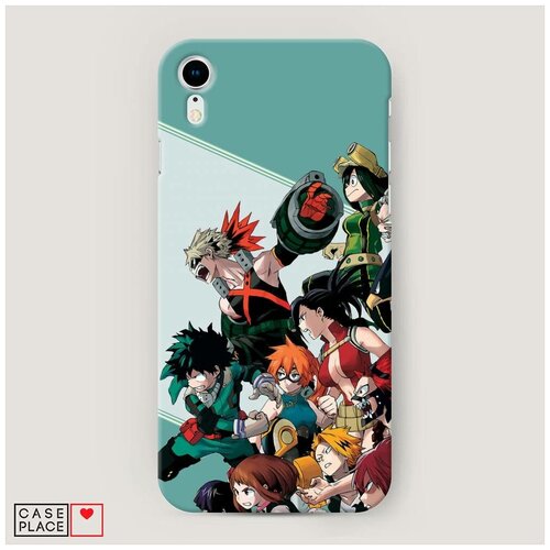 фото Чехол пластиковый iphone xr (10r) boku no hero academia case place