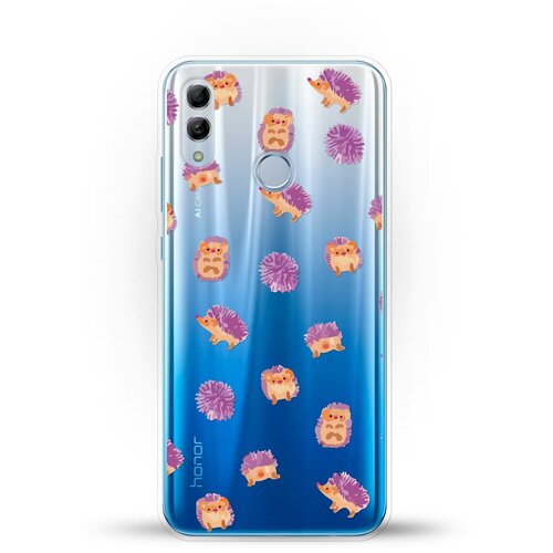 фото Силиконовый чехол узор из ёжиков на honor 10 lite andy & paul