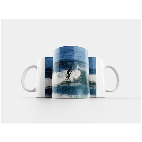 фото Кружка "серфер, молодой, океан" 320 мл lotsprints