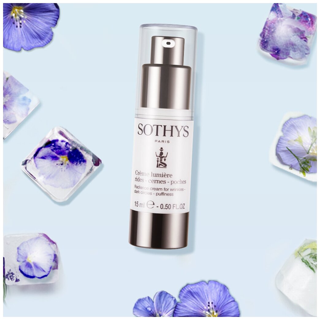 Sothys, Увлажняющий омолаживающий крем для кожи вокруг глаз Radiance Cream for Wrinkles Dark Circles Puffiness, 15 мл.