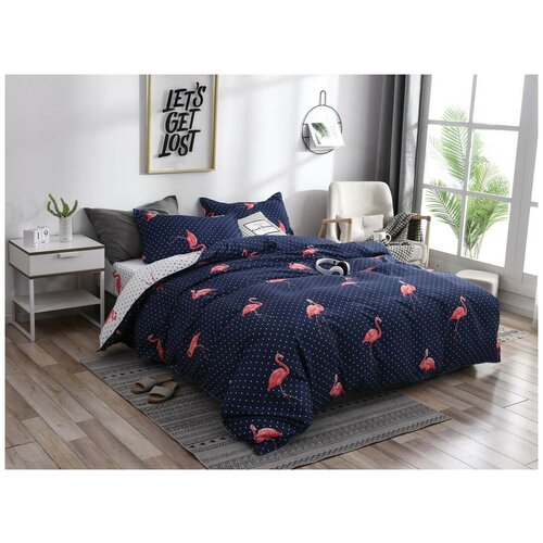 фото Комплект постельного белья dream fly евро 2 наволочки микросатин tango