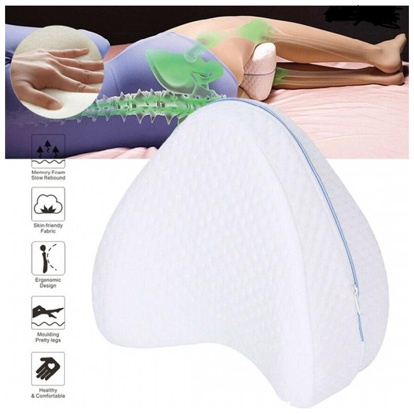 Анатомическая подушка для ног / Подушка между ног для сна / Подушка для коленей / Ортопедическая подушка