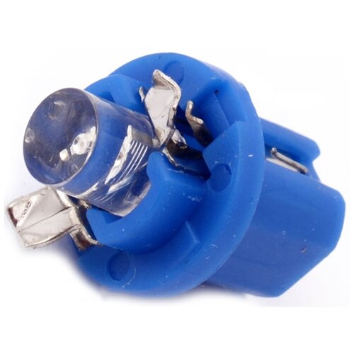 фото Светодиодная автомобильная лампа t5 - b8.5d - 1 dip led (синяя) (2шт dled