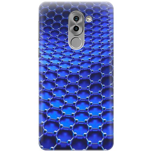 фото Силиконовый чехол на honor 6x / хонор 6х с принтом "молекулярная цепь gosso