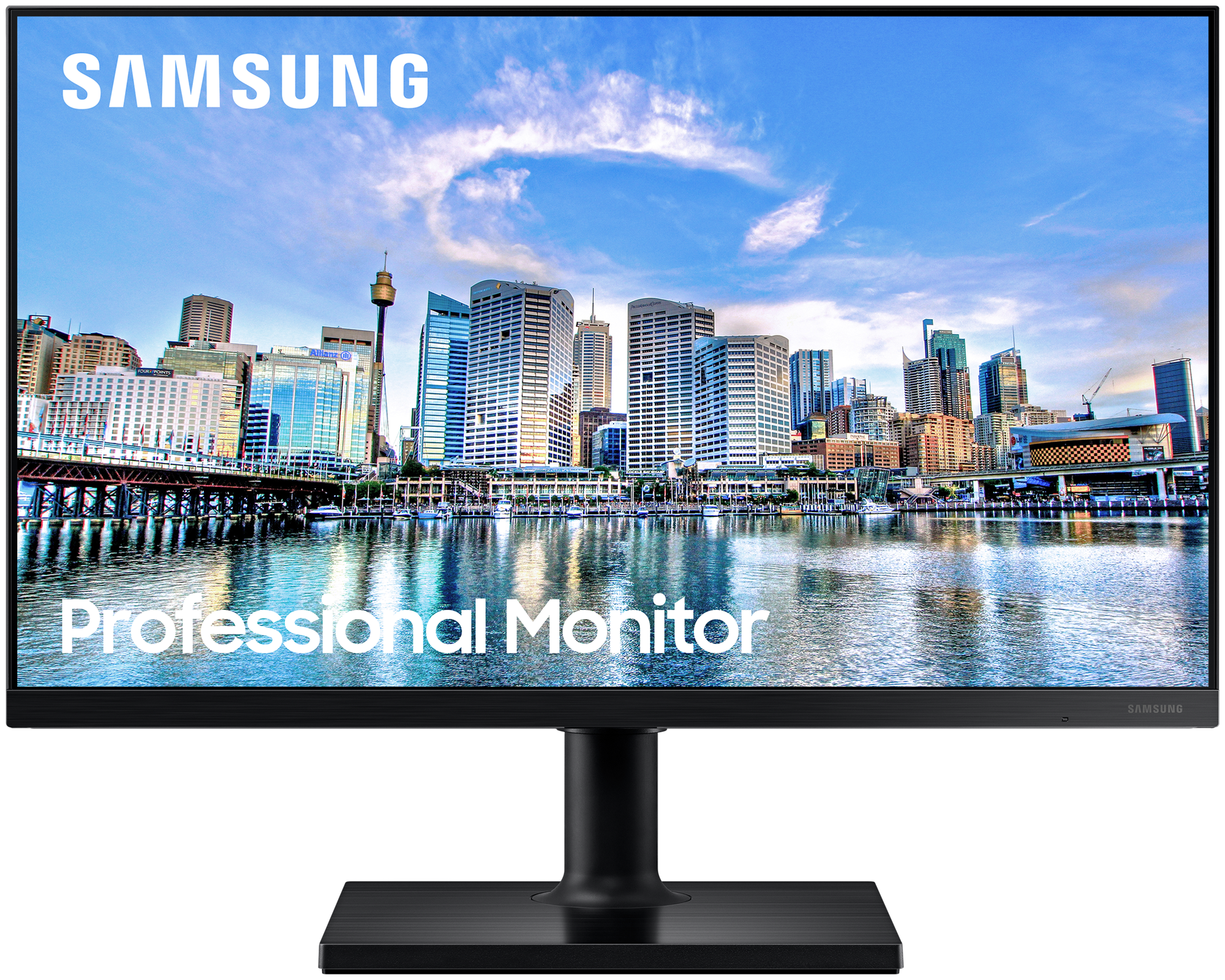 Компьютерный монитор Samsung F27T450FZU, черный