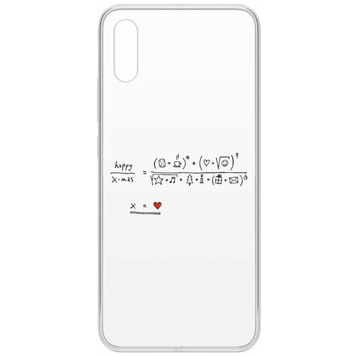 Чехол-накладка Krutoff Clear Case Праздничная формула для Xiaomi Redmi 9A