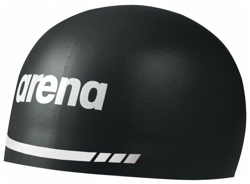 Шапочка для плавания ARENA 3D Soft 000400 (L / черный (000400/501/L))