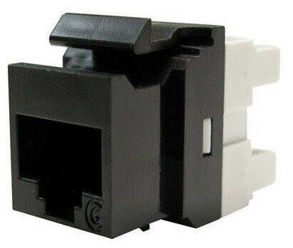 Модуль Molex KSJ-00033-04 информ. KeystoneRJ45 кат.6 черн. KSJ-00033-04