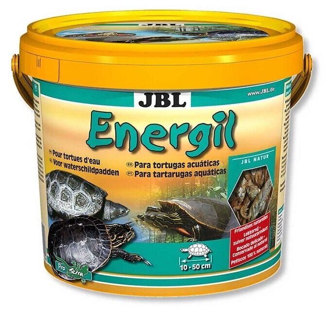 282.7031400 JBL Energil - Основной корм для болотных и водных черепах, 2,5 л (500 г) - фотография № 2