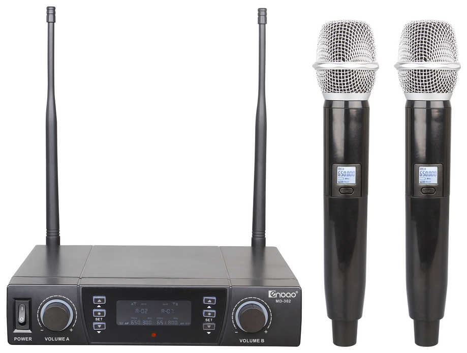 Радиосистема на два микрофона Enbao MD-302BL