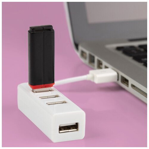 Rexant Разветвитель USB на 4 порта белый