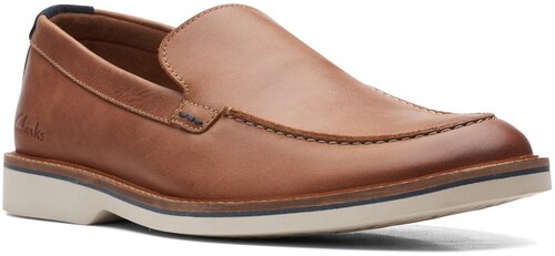 Лоферы Clarks, размер 40EU (6.5UK), коричневый