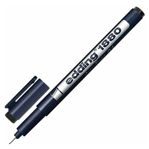 Ручка капиллярная (линер) EDDING DRAWLINER 1880, комплект 5 шт, черная, толщина письма 0.1 мм, водная основа, E-1880-0.1/1