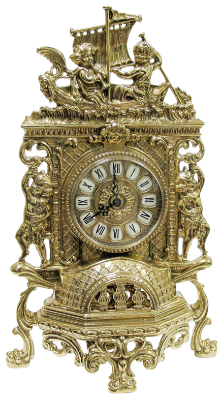 Часы Ангелы каминные фасадные KSVA-AL-82-101