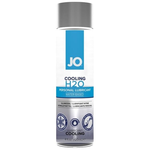 Охлаждающий лубрикант на водной основе JO Personal Lubricant H2O COOLING - 120 мл. 60 мл охлаждающий любрикант на водной основе jo personal lubricant h2o cool