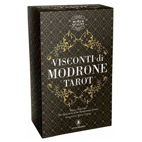 фото Карты набор таро висконти ди модроне (музейное качество) / visconti di modrone kit - lo scarabeo