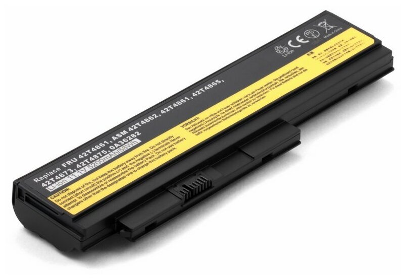 Аккумулятор для Lenovo (0A36282 42T4862 42T4901) 5200mAh