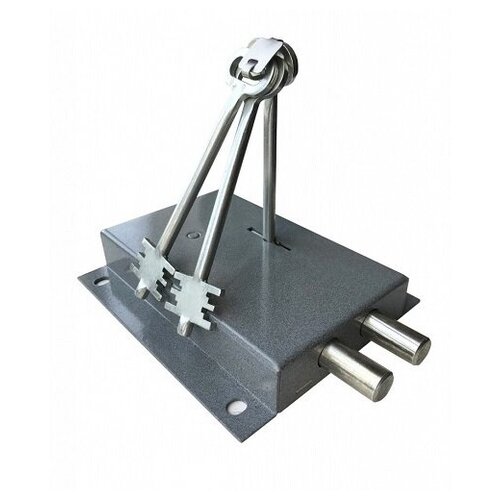 Замок накладной с задвижкой алмаз ЗН-015 правый