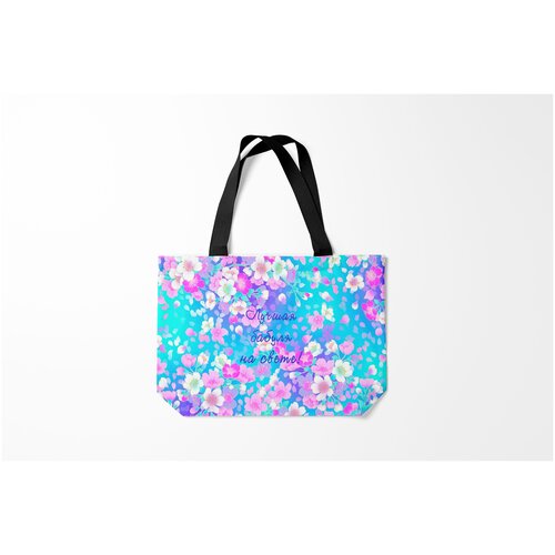 фото Сумка-шоппер / 46х35 см / праздники / 8 марта лучшая бабушка burnettie