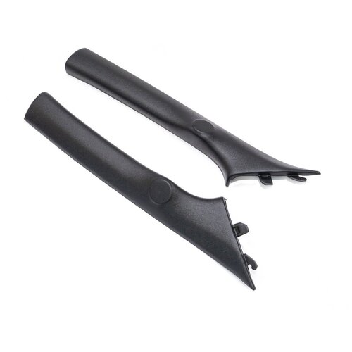 Облицовки стоек ветрового стекла под твитер накладки на стойки на Hyundai Solaris черные 155000₽