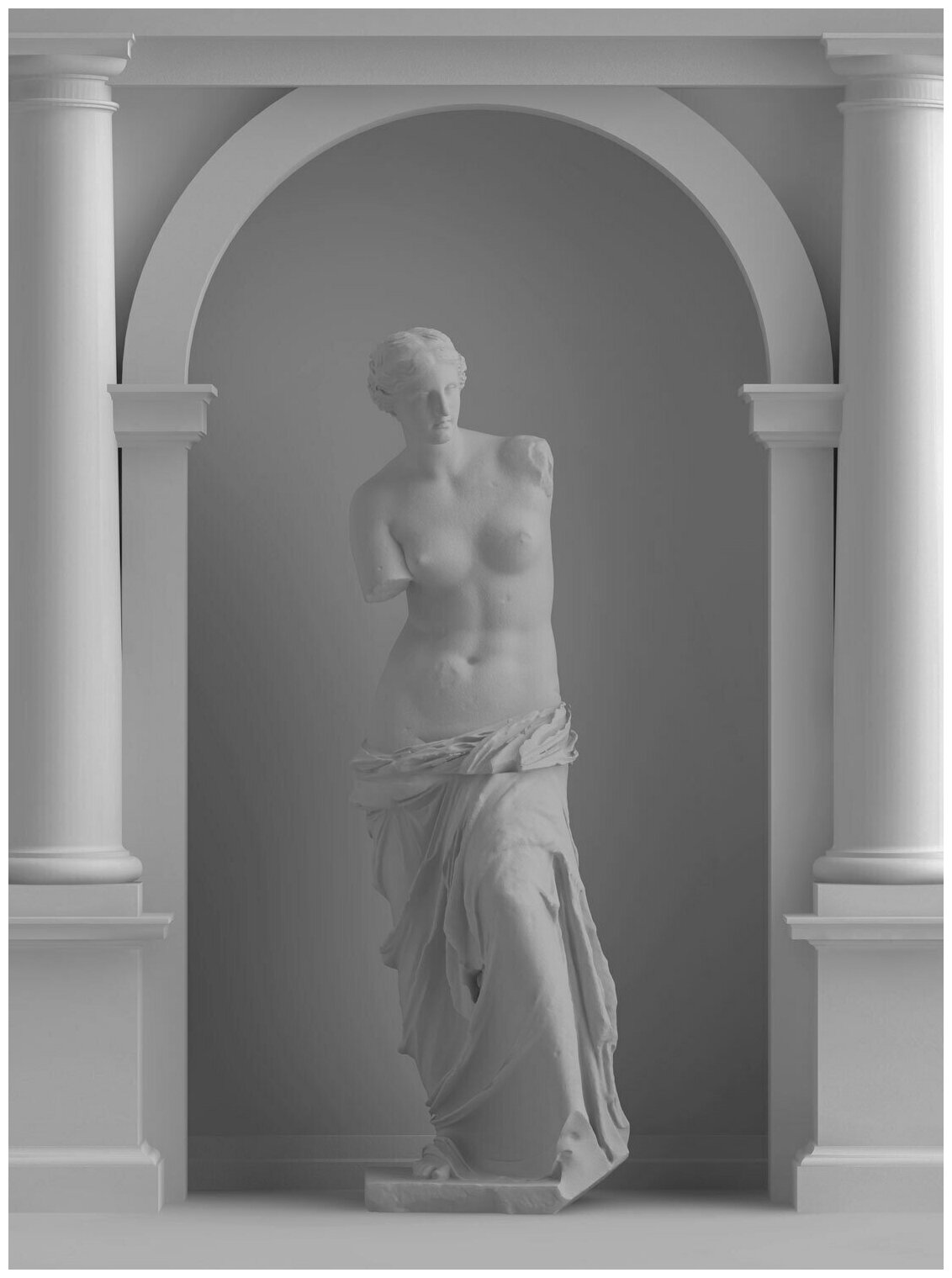 Фотообои URBAN Design 3Д фотообои Скульптура Венера Милосская, 200 x 270 см