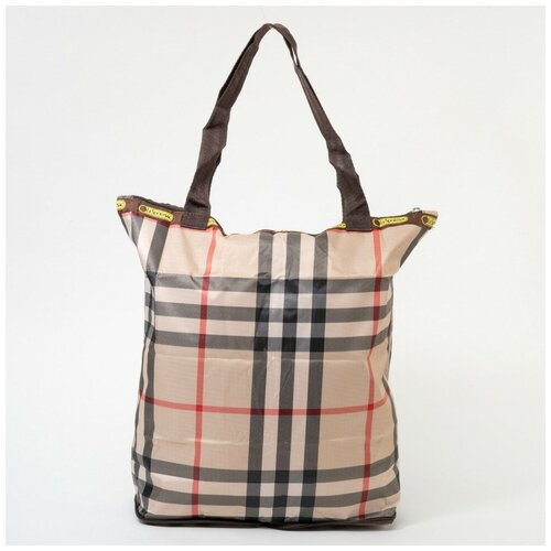 фото Сумка-трансформер ж01-05 клетка коричневая lan sha wan