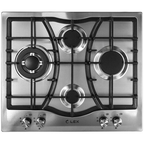 Газовая варочная панель LEX GVS 643 IX серебристый 2157300₽