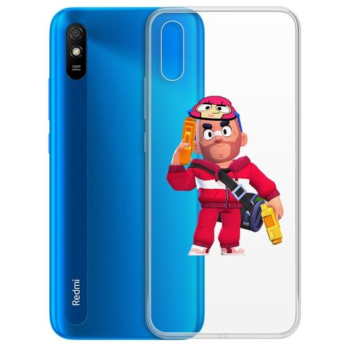 фото Чехол-накладка clear case brawl stars-красавчик кольт для xiaomi redmi 9a krutoff group