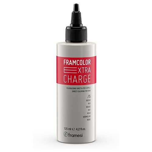 Framesi Краситель прямого действия Framcolor Extra Charge, red, 125 мл