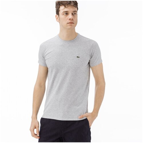 Футболка LACOSTE TH0998-031 мужская, цвет чёрный, размер 50