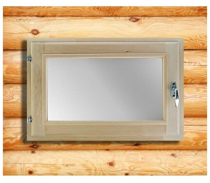 Окно, 40×60см, двойное стекло липа - фотография № 1