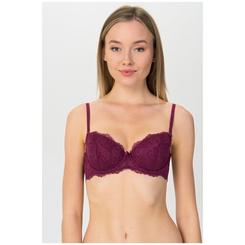 фото Бюстгальтер innamore basic lace, размер 5b (85b), bourgogne
