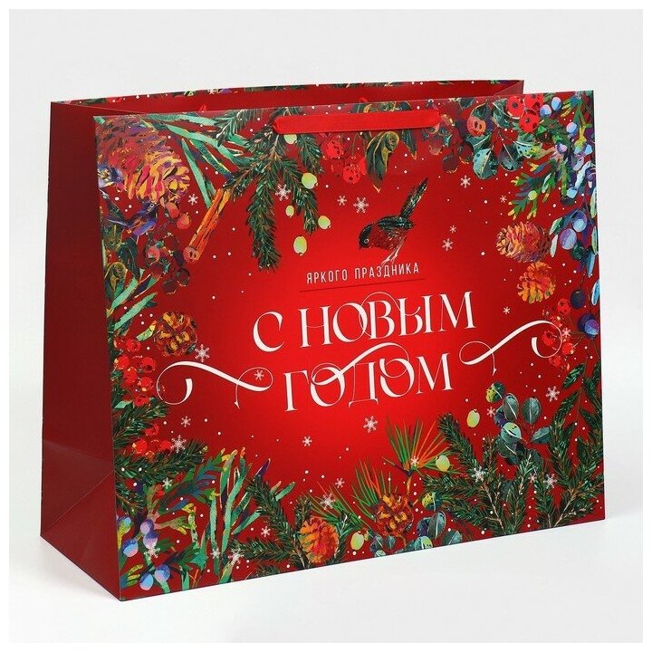 Дарите Счастье Пакет ламинированный горизонтальный «Новогодняя сказка», XL 49 × 40 × 19 см