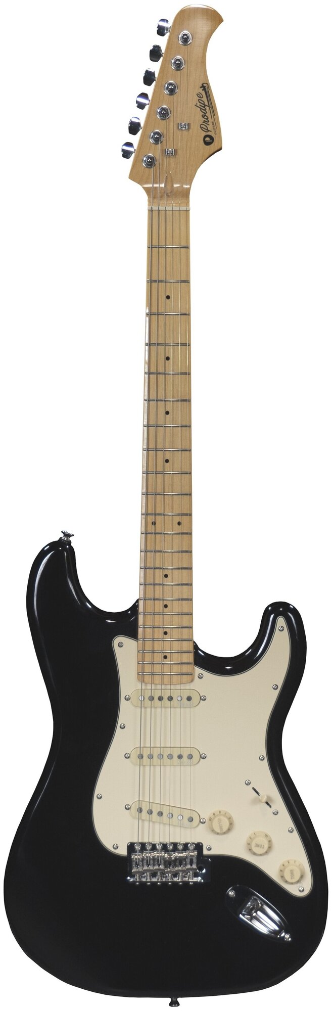 Электрогитара (S-S-S) Stratocaster, Prodipe - ST80MA Чёрная