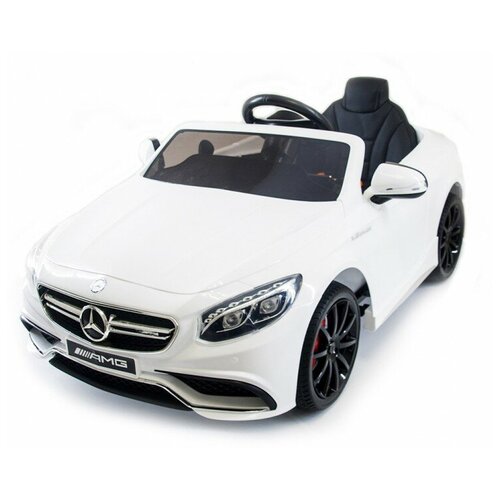 Детский электромобиль Mercedes Benz S63 LUXURY 2.4G - White - HL169-LUX-W