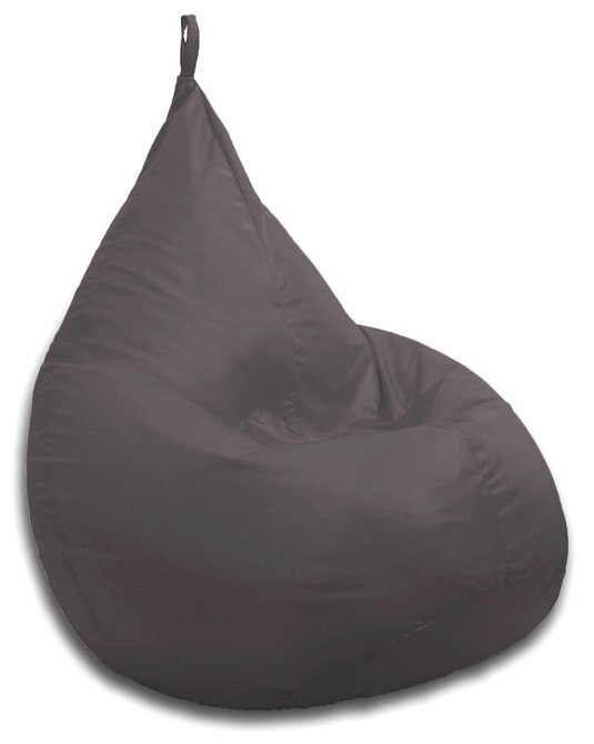 Кресло-мешок PUFON груша XL Мини темно серый