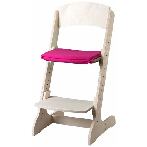 фото Растущий стульчик альпика eco materials сlassic+подушка, natural/розовая