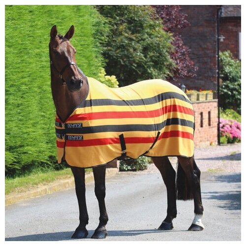 Попона флисовая для лошадей SHIRES TEMPEST "Original Newmarket", 155, жёлтый (Великобритания)