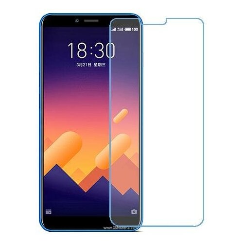 Meizu E3 защитный экран из нано стекла 9H одна штука