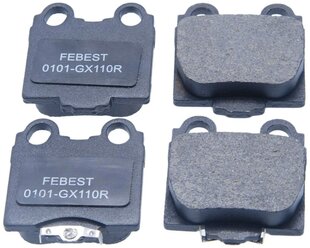 Дисковые тормозные колодки задние FEBEST 0101-GX110R для Lexus, Toyota (4 шт.)