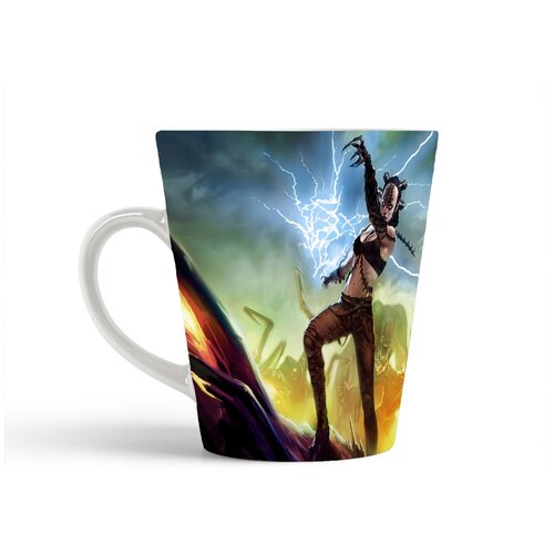 фото Кружка-латте coolpodarok hellgate london девушка молнии монстры