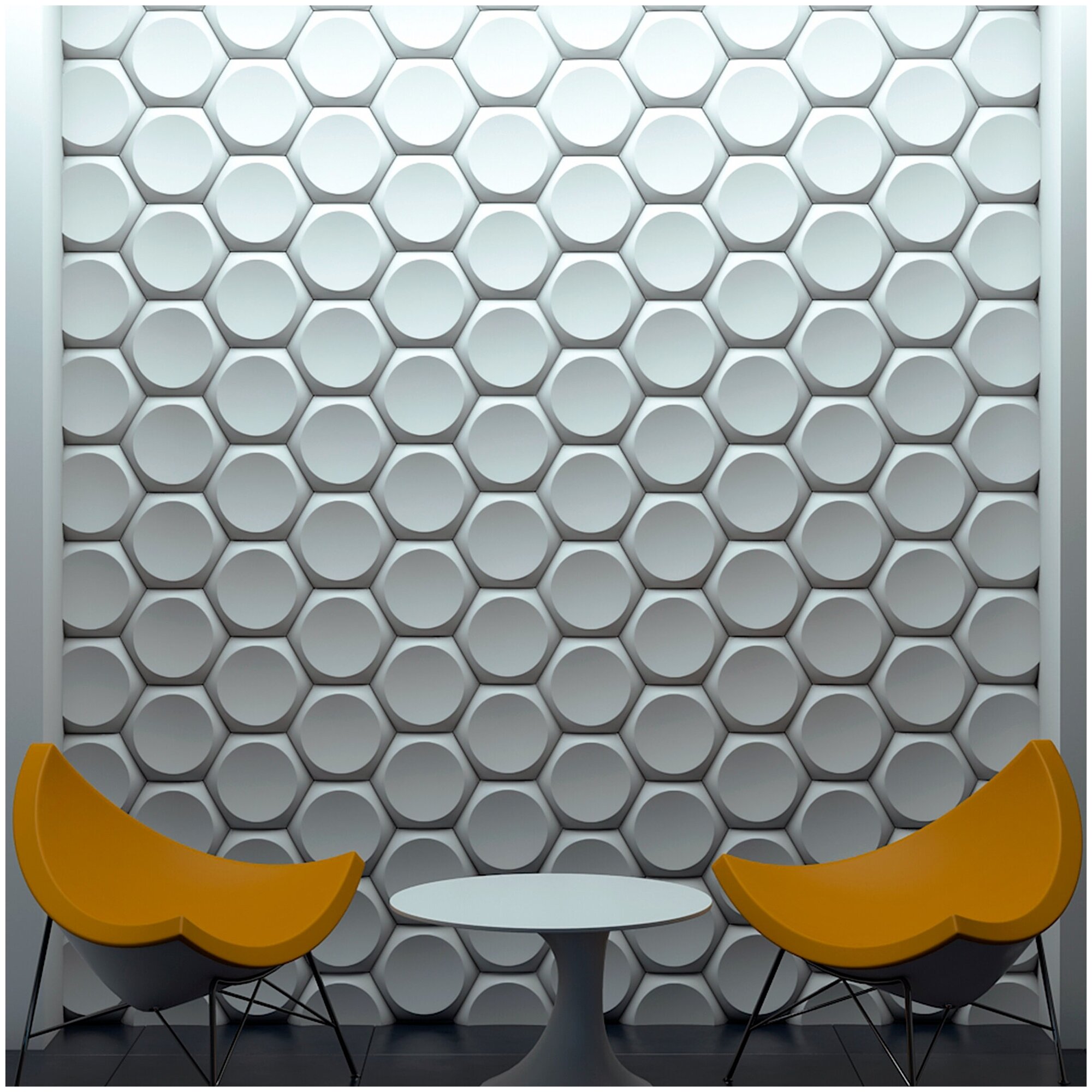 3D плитка Hexagon XXL (Гексагон XXL) 291х254х40мм