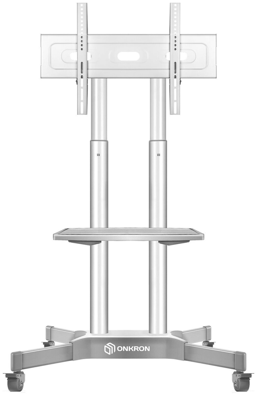 Стойка для телевизора Onkron TS1351, 32-65", напольный, мобильный, белый