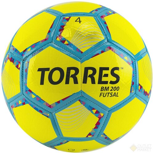 фото Мяч футзальный torres futsal bm 200 fs32054 размер 4 желтый