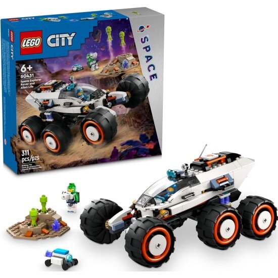 Конструктор Lego ® City 60431 Космический исследовательский вездеход и инопланетная жизнь