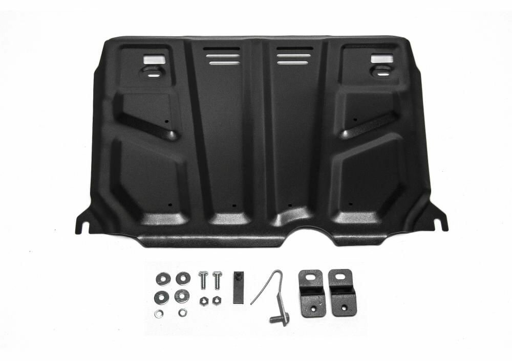 Защита картера КПП Toyota Corolla 2016-19 1.6/ Auris 2007-13 1.6; 1.8/ Auris 2013-16 1.6; 1.8/ Corolla 2007-13 1.6; 1.8/ Corolla 2013-2016 1.6; 1.8 автоброня 111.05799.1