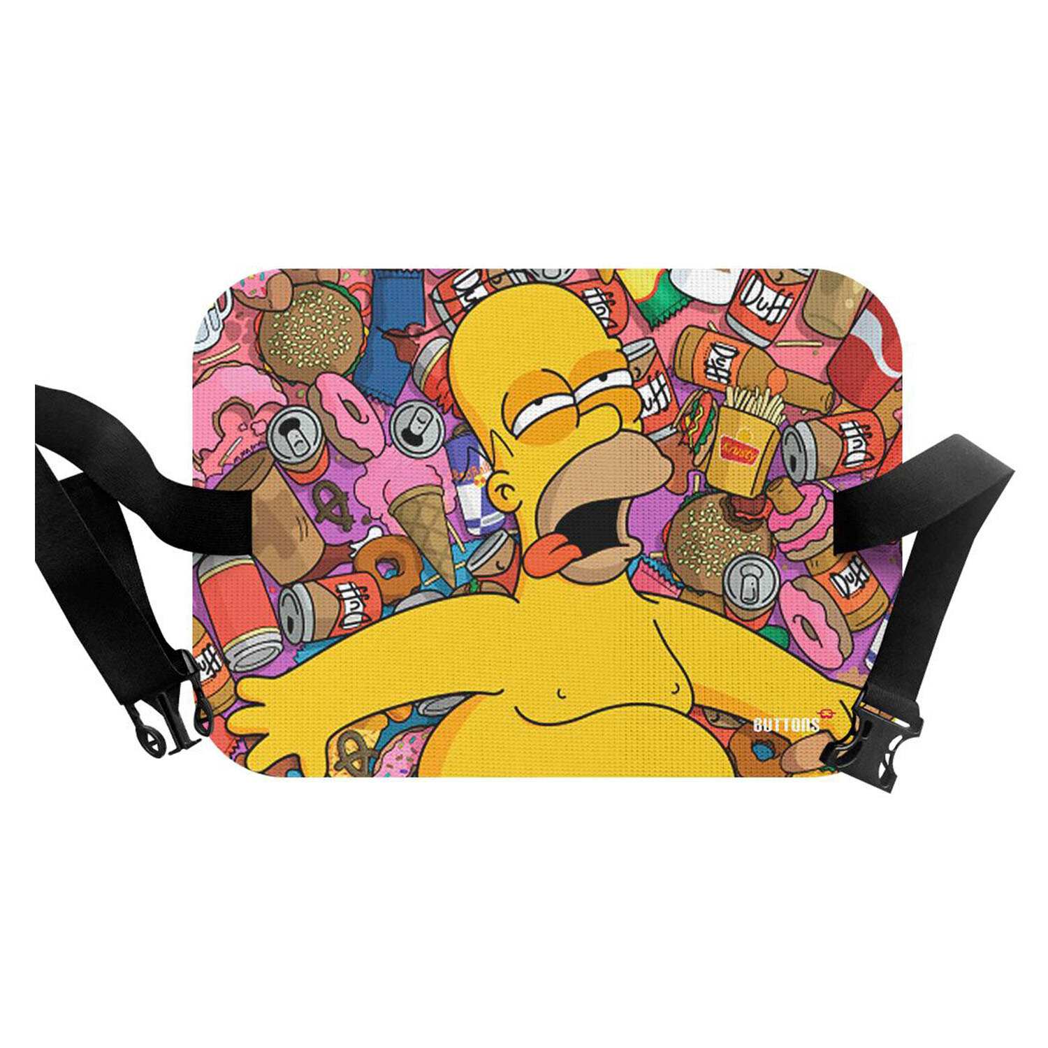 Сидушка Buttons Homer simpson Черный